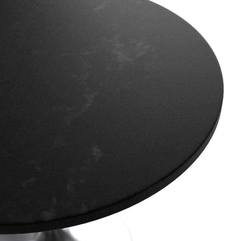 Table de salle à manger Heatherton, Noir, noir, noir, noir