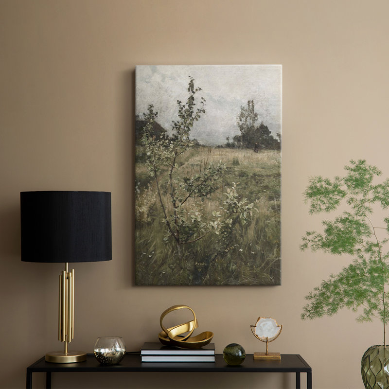 Paysage rétro CCLVII - galerie Cavas, H 12 po x l 8 po