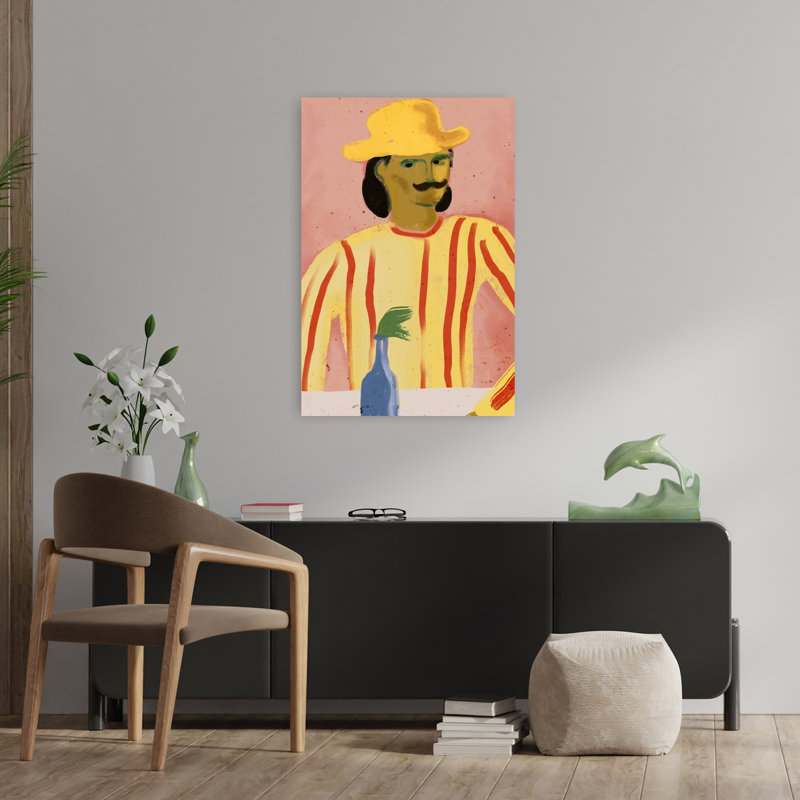 Impression d'art mural abstrait contemporain, H 36 po x l 24 po