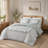 3 PCS Full/Queen Comforter Set, Green