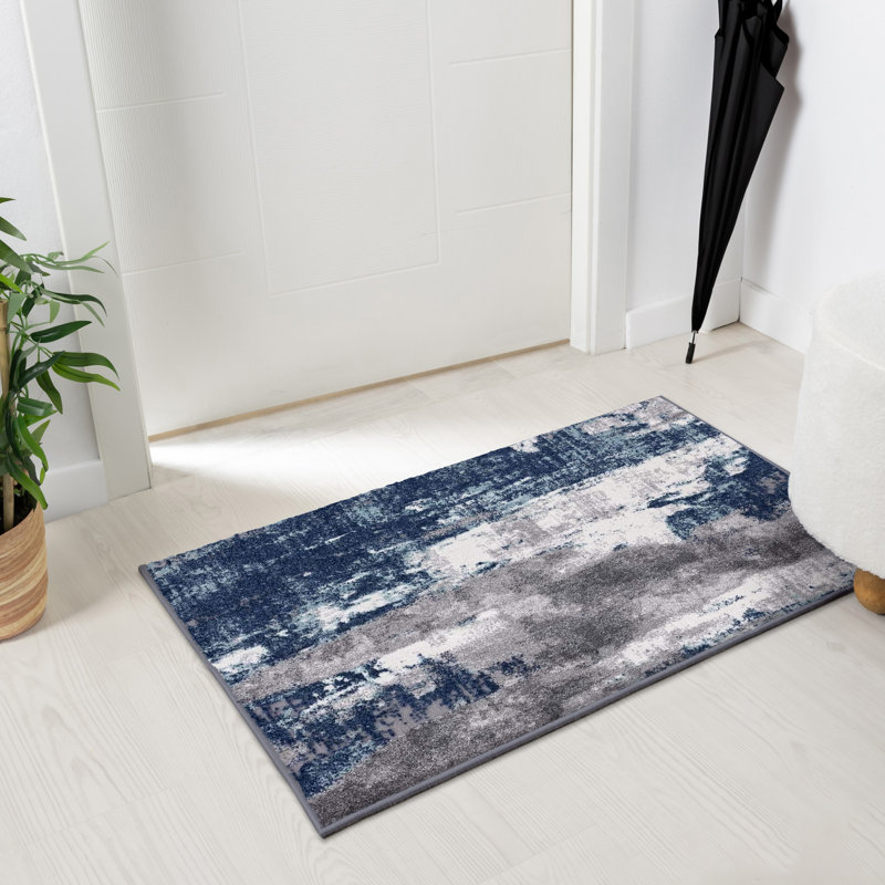 Doland Abstract Indoor Rug, Rectangle 2' x 3'