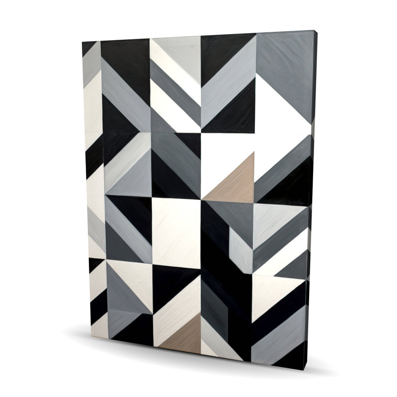 Grid - Black Bedroom Canvas for Stylish Home Decor