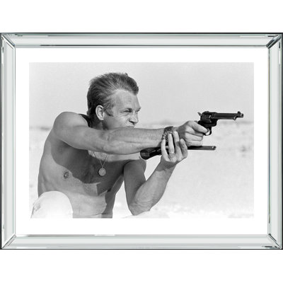 Steve Mcqueen Pistols - Print on Wood