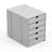 File Cabinet Shelf Organizing Box Settrays 5 Drawers Closed-1592634344