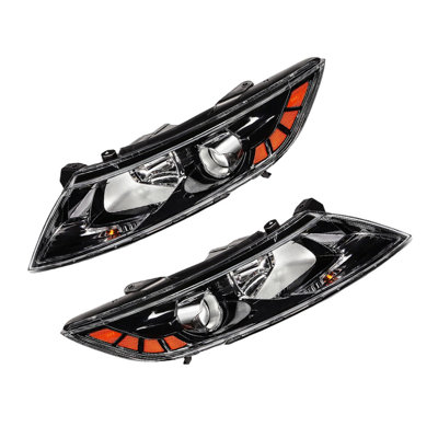 2014-2015 Optima (US Spec) Headlights, Left and Right ABS 1 PCS Headlight Black Durable Construction