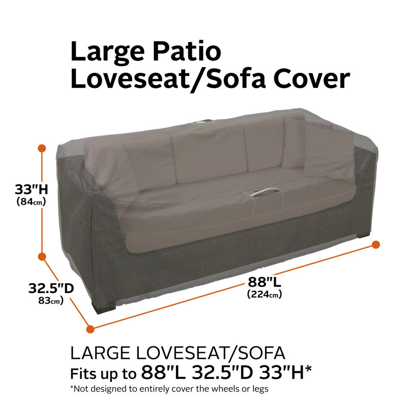 Jaylon Outdoor Patio Sofa Cover