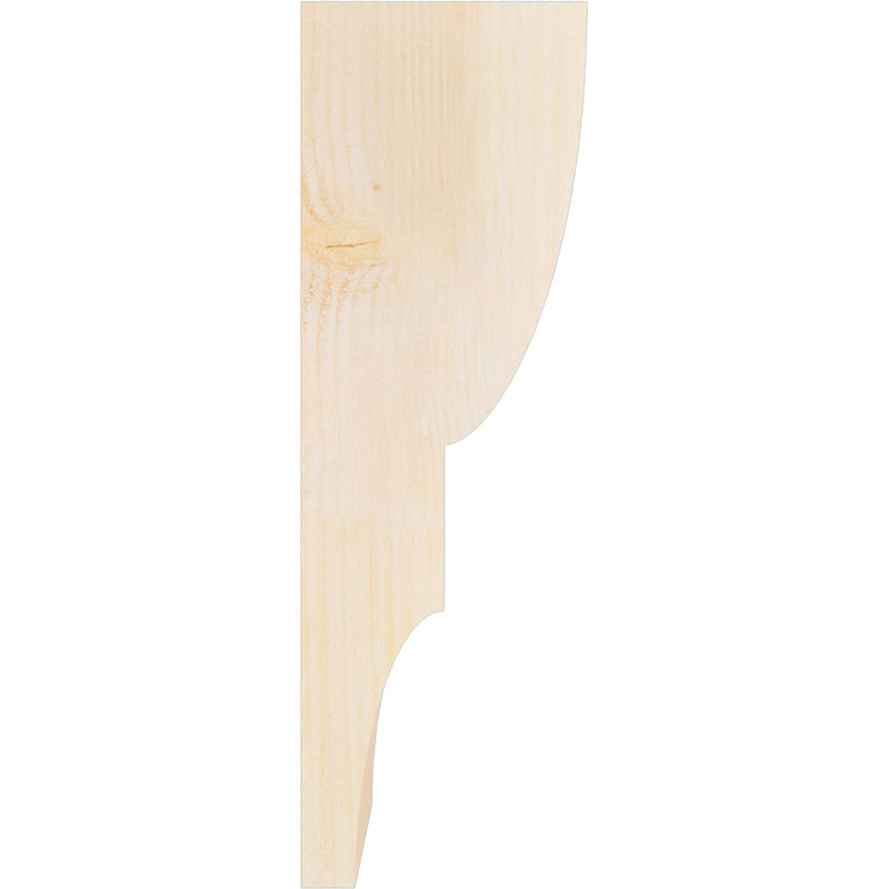 Corbeau Ridgewood, H 24 po x l 6 po x P 8 po, Sapin de Douglas, Sciage brut