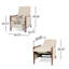 Fauteuil inclinable Mid-Century