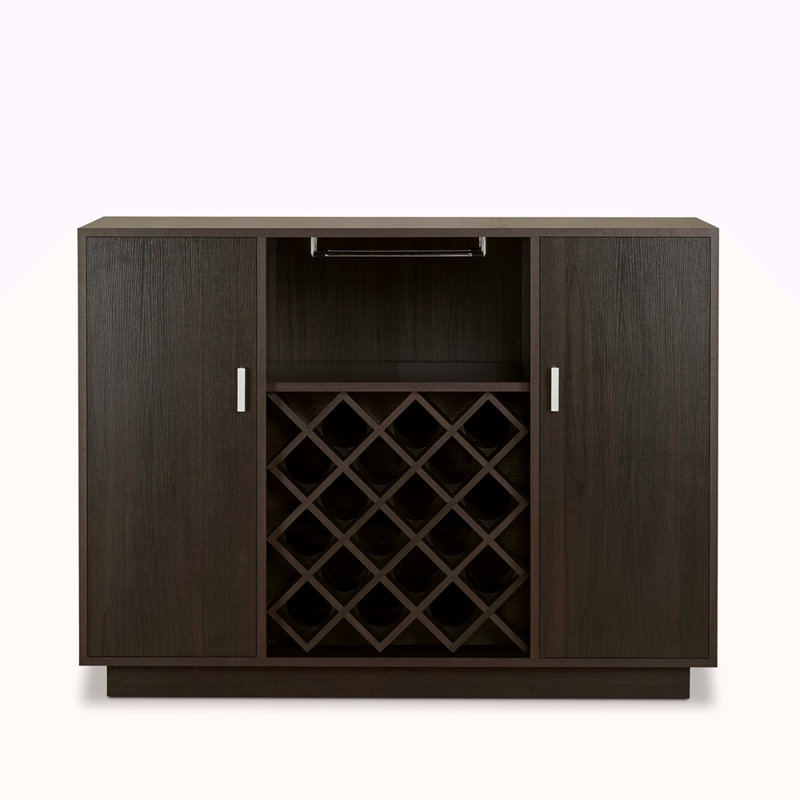 Armoire à vin à finition espresso
