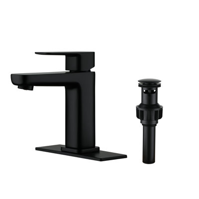 Probe Single-handle Bathroom Faucet with Drain Assembly