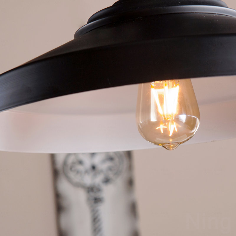 Lampe suspendue style industriel