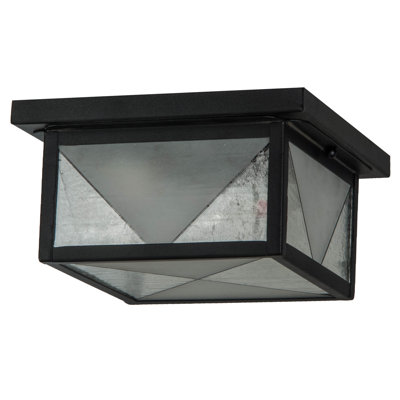 Plafonnier encastré carré 2 lumières 10" unique