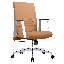 Fauteuil de bureau rembourré en cuir Waide-1404872424