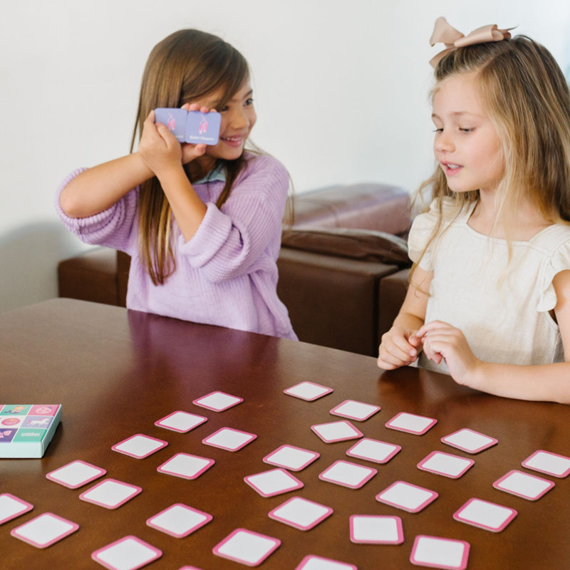 Jeu de mémoire Wildkin - 18 paires éducatives pour tout-petits et enfants d'âge préscolaire - Enchanted 