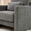 Fauteuil en chenille moderne avec base en bois massif, rembourrage luxueux pour le salon, la chambre à coucher et le bureau-1021838793