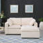 Causeuse modulaire 68,5 "avec repose-pieds modulaire et causeuse modulaire en L