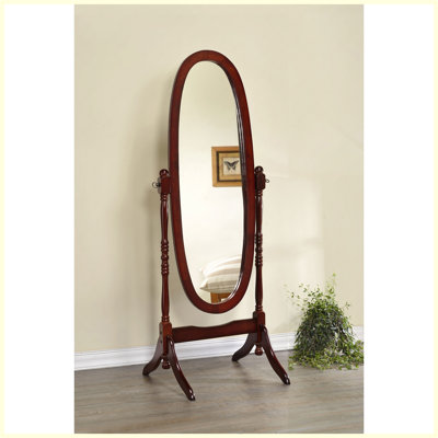 Cheval Full Length Floor Mirror | Classic Freestanding Adjustable Tilt Mirror for Living Room, Bedroom, Entryway