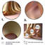 Or liquide lisse dans de douces nuances d'or et de taupe I - reproduction de 3 pièces sur toile-87538846-87538845