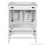 Meuble-lavabo de 24 po avec lavabo Comprend une tablette de porte à double couche, conception à fermeture en douceur-116858826