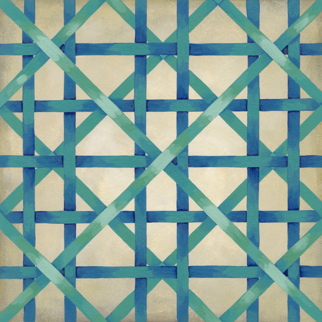 Leinwandbild Woven Symmetry I von Chariklia Zarris