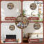 Horloge murale en bois 10 po, mouvement silencieux, à piles (piles AA non incluses), décor artistique, parfait pour les décorations