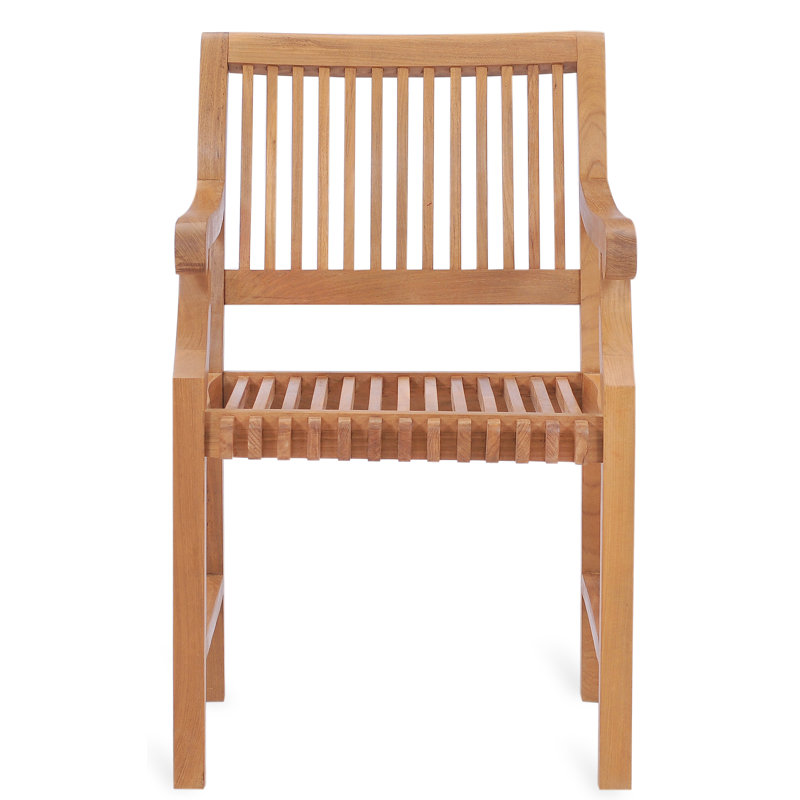 Hearne Outdoor Teak Dining Armchair