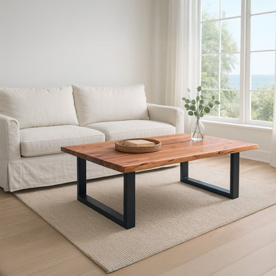 James 45 Solid Wood Top Coffee Table