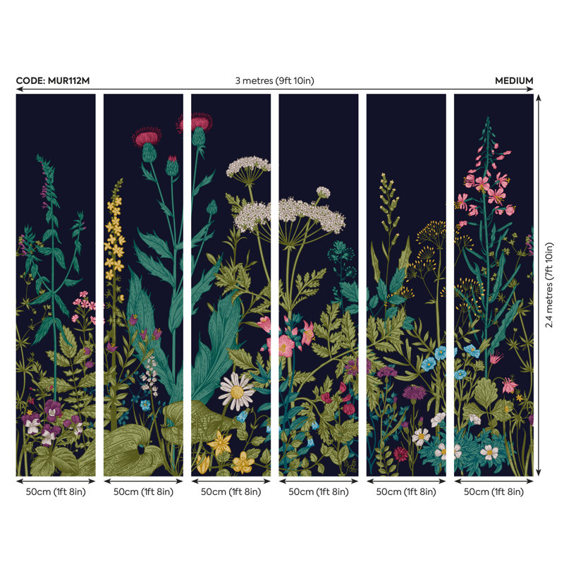 Coopersville Matte Wall Mural, 240cm L x 300cm W