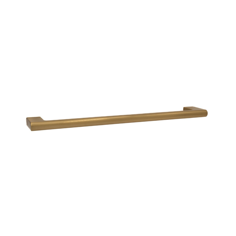 Vail 8" Satin Brass Bar Pull, Satin Brass, 8"