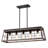 Harlyn 5 - Light Ancient Wood Kitchen Island Pendant