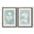 Toile avec cadre gris