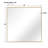 Charlotta Metal Square Wall Mirror-361387647