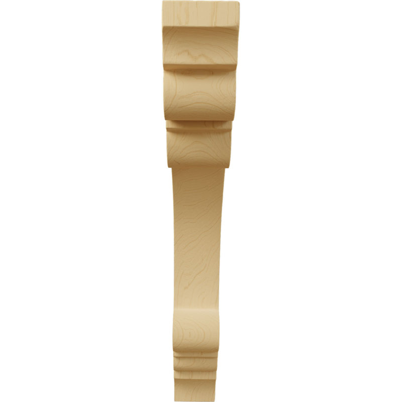 Corbeau Ellis Wood, Alder, H 10,5 po x l 1,5 po x P 8,5 po