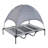 Elevated Portable Dog Cot Pet Bed with UV Protection Canopy Shade, 48 inch-797069411-803882174