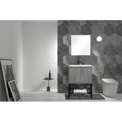 Toufic 23" Single Bathroom Vanity Set