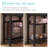 Rectangular Desk with Drawers & Storage Shelves-2048637856-2048637871