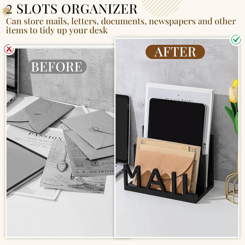 Wood Desk Organiser