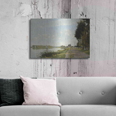 «Argenteuil» par Claude Monet, art mural en métal