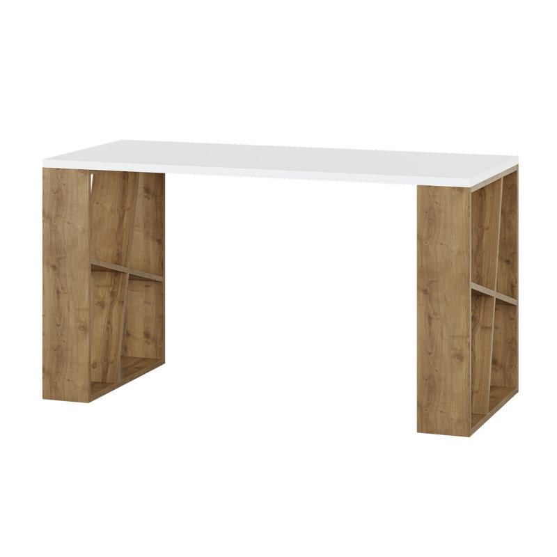 Cashtown Desk, White/Brown