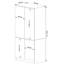Srirama 4 Door Manufactured Wood Wardrobe