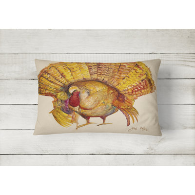 Turkey Indoor/Outdoor Throw Pillow
