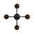  V2054-65 Lawrence 4-Light Foundry Bronze 4-Light Indoor Foundry Bronze Candle-Style Hanging Chandelier with Round/Sphere/Globe/Orb Etched White Cased Glass Shades