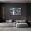  «Singing the Blues» par Jadei, art mural en verre acrylique, 36 po x 24 po-1374415757