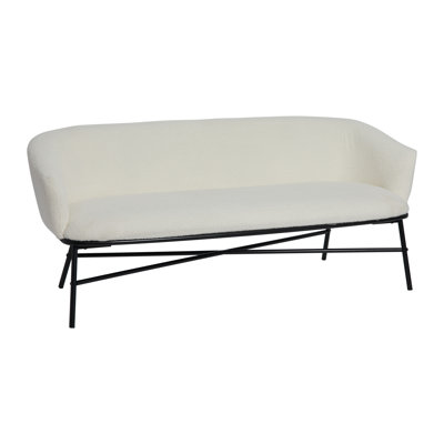 Bowery Boucle Upholstered Couch Bench