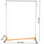 Portant à vêtements en fer 12,01 po x 11,61 po x H 38,98 po orange + argent