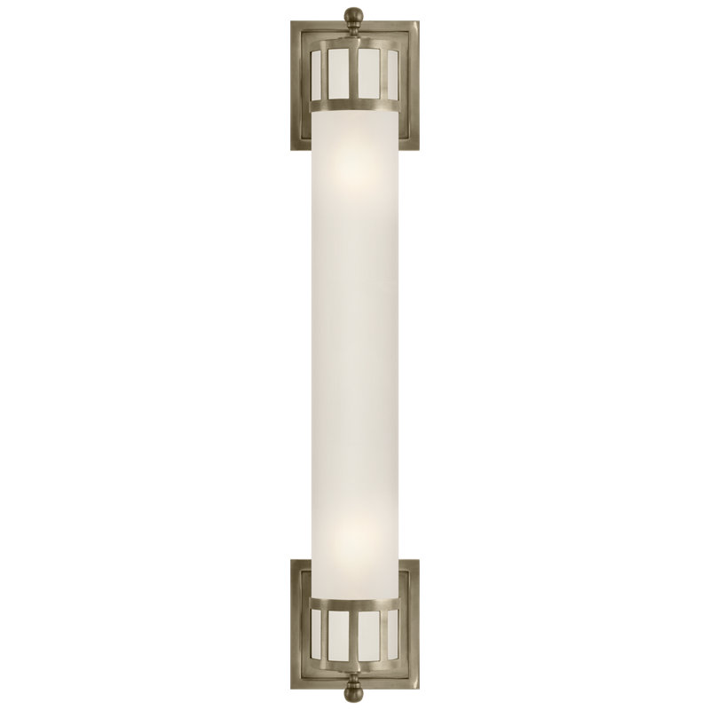 Openwork 2 - Light Bath Sconce, Antique Nickel