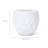 Jarmal 14.6'' D Round Geometric White Planter, Indoor Outdoor Plant Pot with Drainage Hole-1076105906