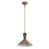 Antique Brass Shade/ Black Marble