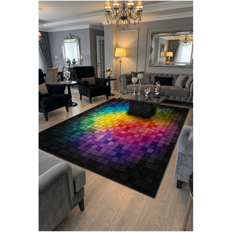 Tapis tissé à la crème Mosso, 2'4" x 3'11"