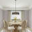 Nedra 5 - Light Dimmable Drum Chandelier
